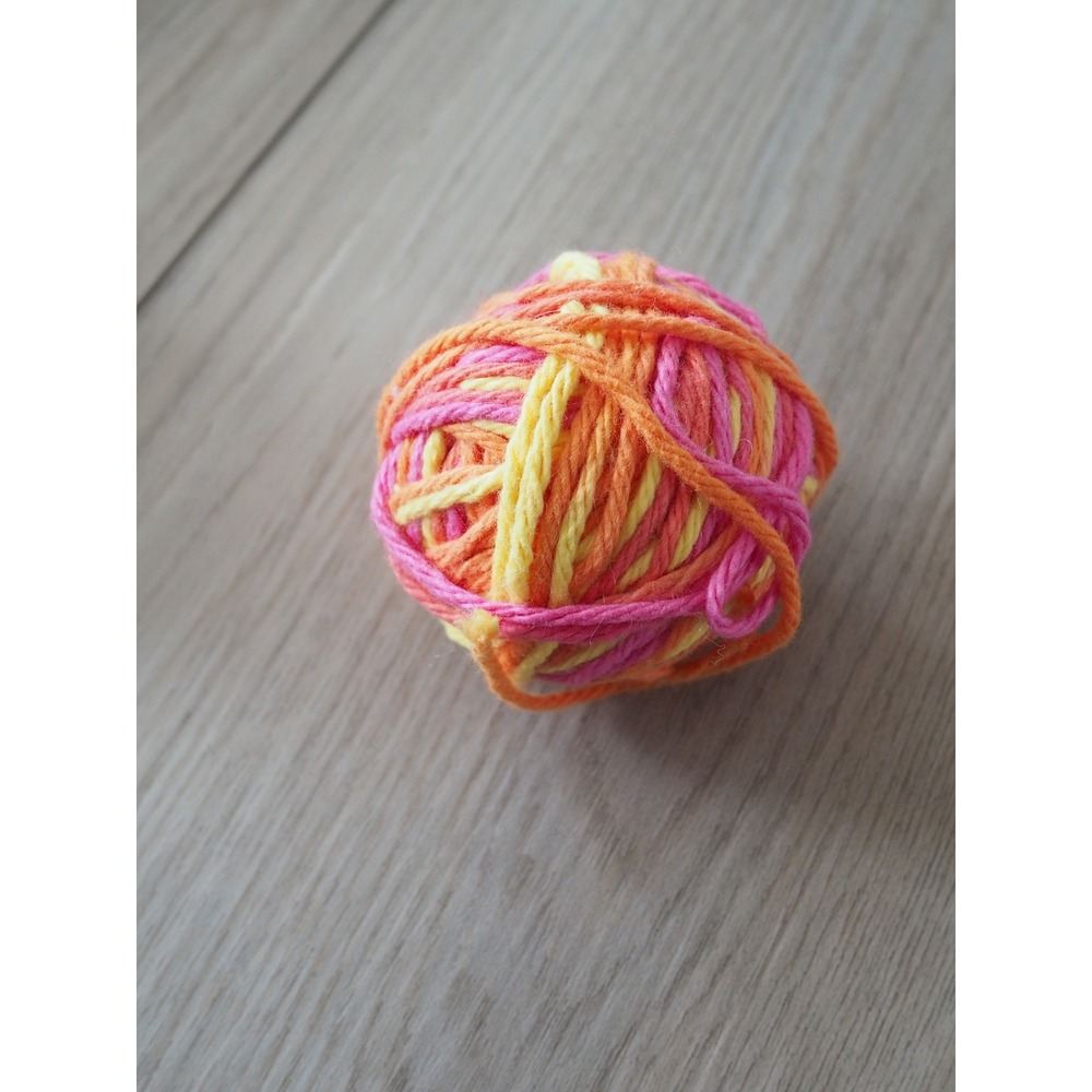 Lily Sugar n Cream Multicolor Cotton Yarn Partial Rolls Craft Scrap Lot Good - Picture 7 of 16